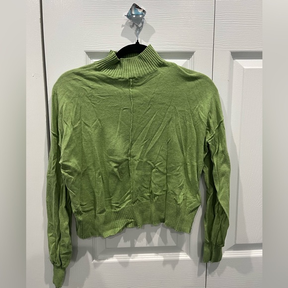 COTTON ON green mock neck sweater - Picture 1 of 1